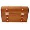 Coffret cintré en chêne aspect vieilli bois massif