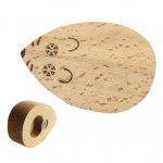 Abre-garrafas / abridor de garrafas em madeira de faia modelo : rato