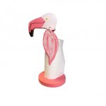 'O porta-toalha de papel flamingo rosa 