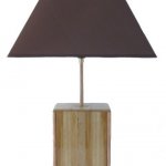 Lâmpada de Mesa 63 Cm, Madeira Nobre : Castanha, Carvalho, Nogueira