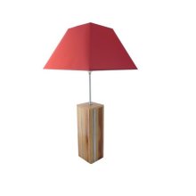 Lâmpada de Mesa 76 Cm, Madeira Nobre : Ameixa, Cerejeira, Sequóia, Faia