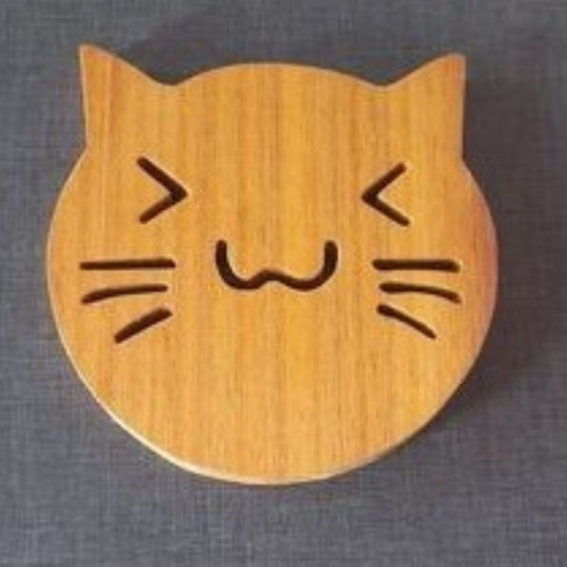Cabeça de gato de montanha em chapa