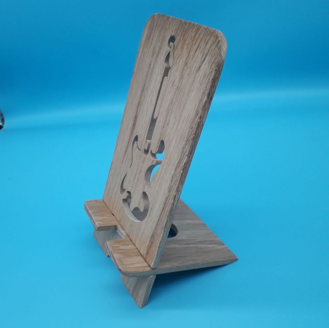Suporte vertical para telemóvel com motivo de guitarra