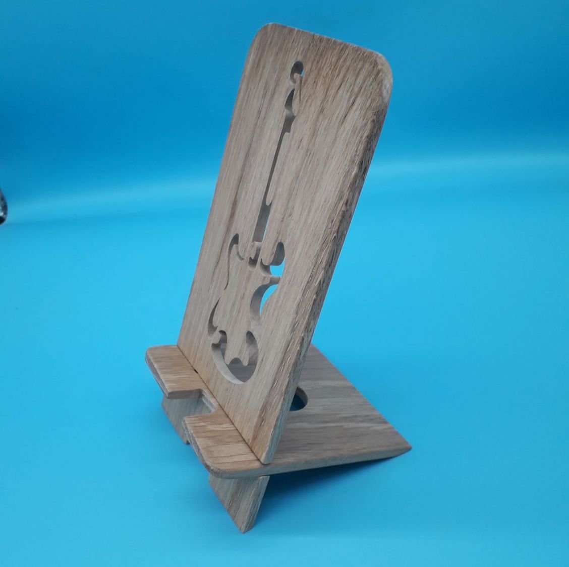 Suporte vertical para telemóvel com motivo de guitarra