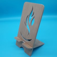 Suporte vertical de telemóvel com motivo de chama