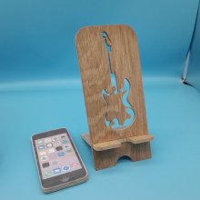 Suporte vertical para telemóvel com motivo de guitarra