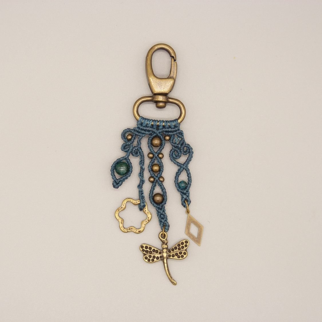Mala com chaveiro de mosquetão peça única