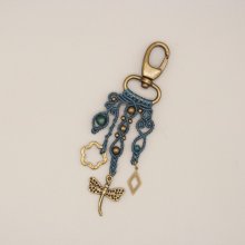 Mala com chaveiro de mosquetão peça única