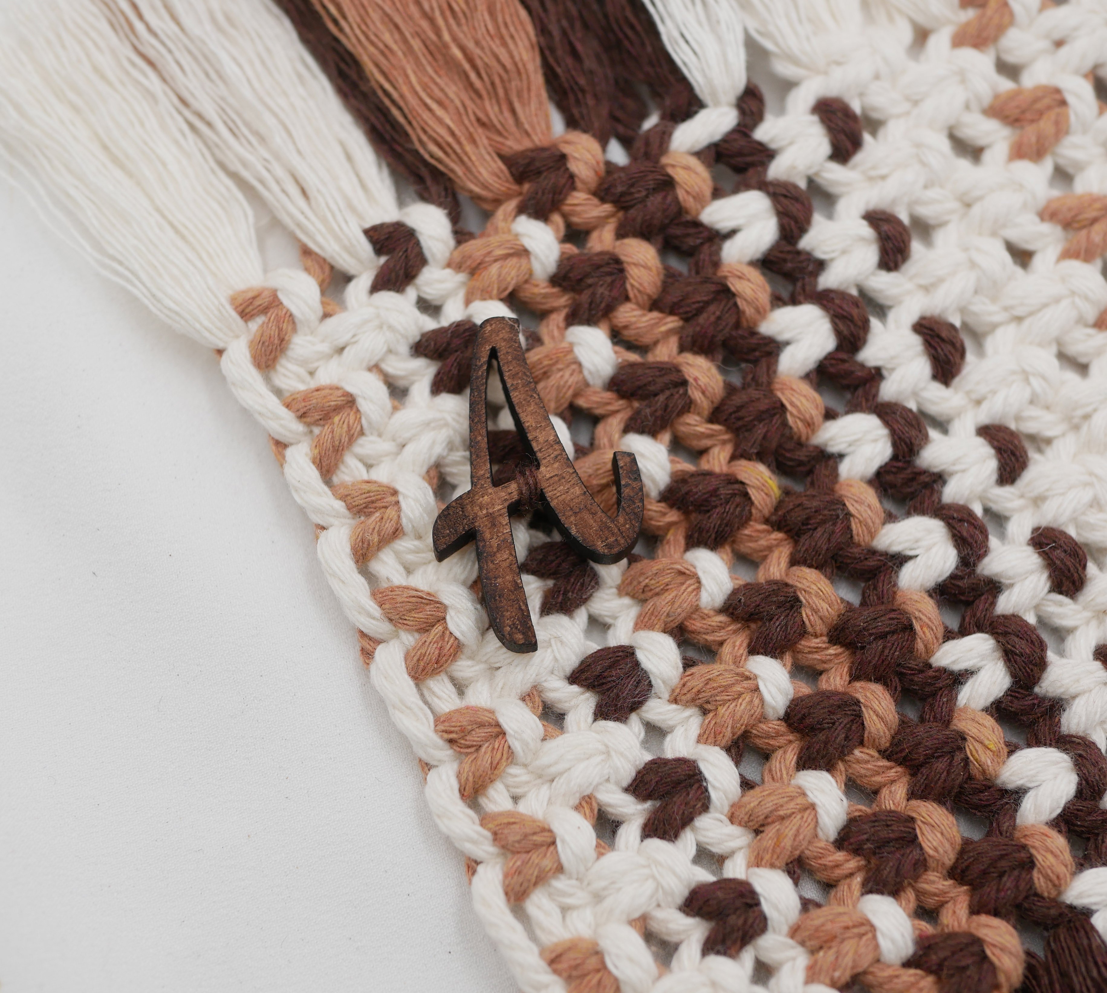 Set de table  "For&ecirc;t" en macram&eacute; fait main &agrave; personnaliser