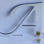 Carta espelho decorativo LUCIDA CALLIGRAPHY