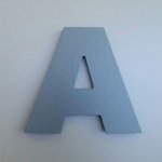 Sinal de carta ARIAL PRETO