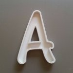 Letra oca em PVC branco AR CENA