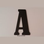 Carta plástica PVC preto BERNARD CONDENSED
