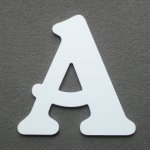 Letra plástica PVC BELSHAW