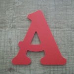 Letra plástica PVC cor BELSHAW