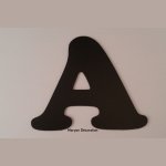 Carta plástica PVC preto COOPER BLACK