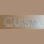 Carta decorativa de zinco KITCHEN 30 cm