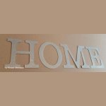 Carta decorativa de zinco HOME 30 cm