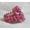 Anel Rose Royale com facetas e um cabochon de cristal Swarovski