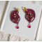 BO Enchantement d'Automne bordado com cristais Swarovski, pérolas e pérolas de sementes