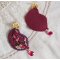 BO Enchantement d'Automne bordado com cristais Swarovski, pérolas e pérolas de sementes