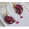 BO Enchantement d'Automne bordado com cristais Swarovski, pérolas e pérolas de sementes