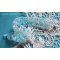 Bracelete Crystal Blue com facetas de cristal Swarovski e fiadeiras