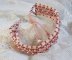 Pulseira Rose Royale com contas Pink Tila, missangas facetadas e pérolas de cristal Swarovski