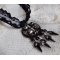 Colar pendente Goldnight bordado com cristais Swarovski em estilo barroco