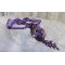 Colar Chinês Pingente de Pedra Púrpura com Pedras Sugilite