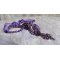 Colar Chinês Pingente de Pedra Púrpura com Pedras Sugilite