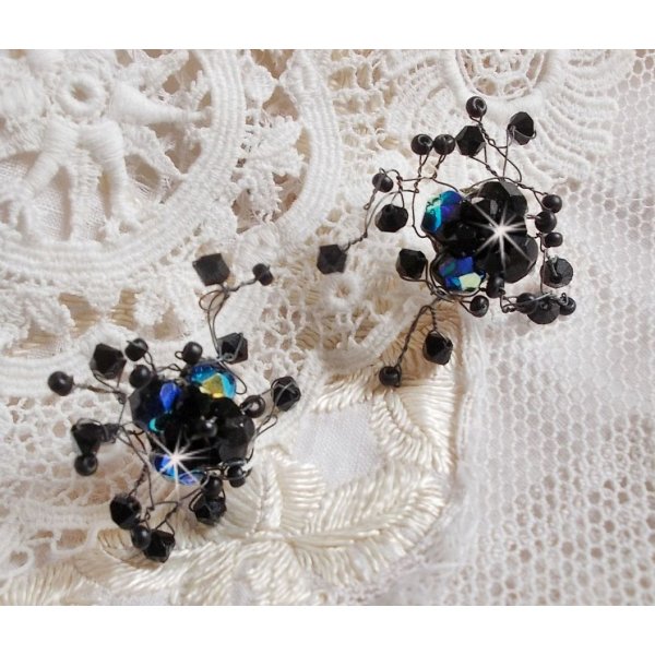 BO Douce Nuit com tops girat&oacute;rios de cristal Swarovski e facetas de vidro