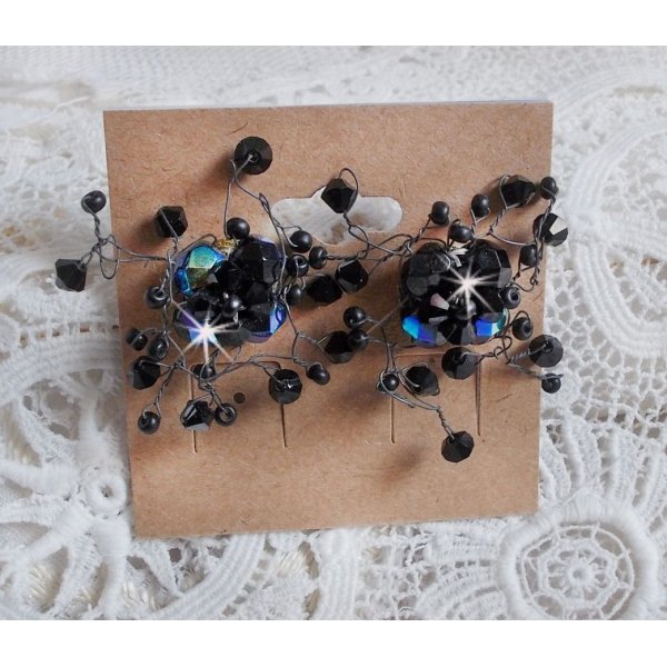 BO Douce Nuit com tops girat&oacute;rios de cristal Swarovski e facetas de vidro