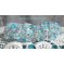Bracelete Crystal Blue com facetas de cristal Swarovski e fiadeiras