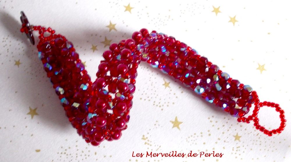Pulseira de pérolas Myrella com facetas e pérolas