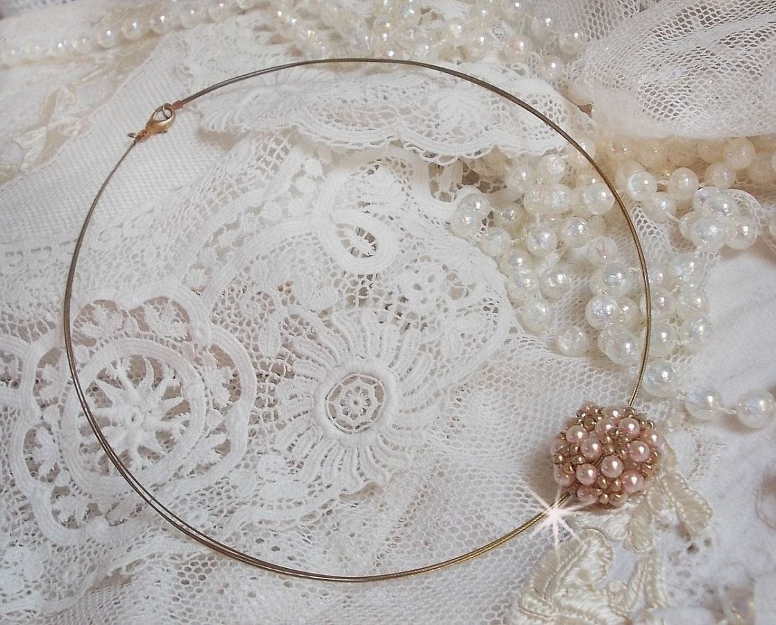 Colar Pingente de Pérola com pérolas de cristal Swarovski