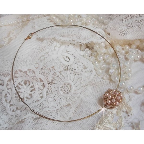 Colar Pingente de P&eacute;rola com p&eacute;rolas de cristal Swarovski