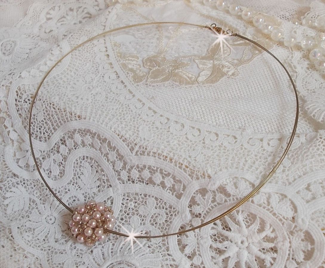 Colar Pingente de Pérola com pérolas de cristal Swarovski