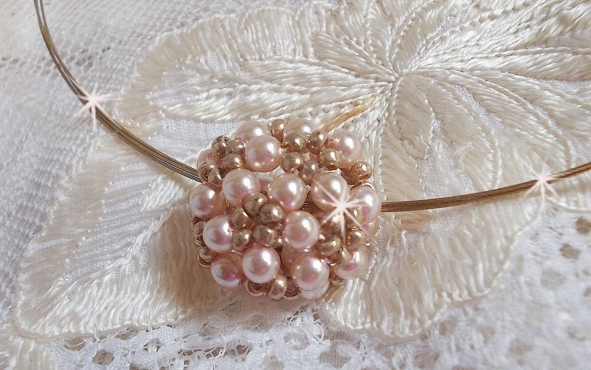 Colar Pingente de Pérola com pérolas de cristal Swarovski