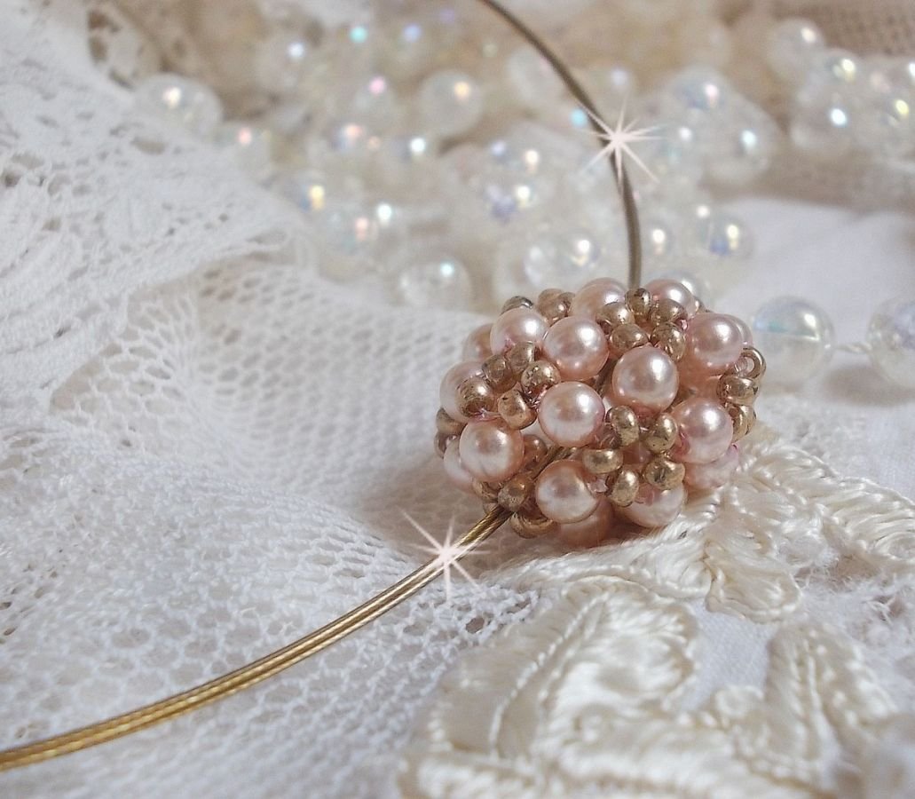 Colar Pingente de Pérola com pérolas de cristal Swarovski