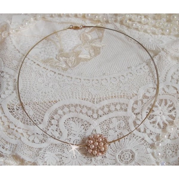 Colar Pingente de P&eacute;rola com p&eacute;rolas de cristal Swarovski