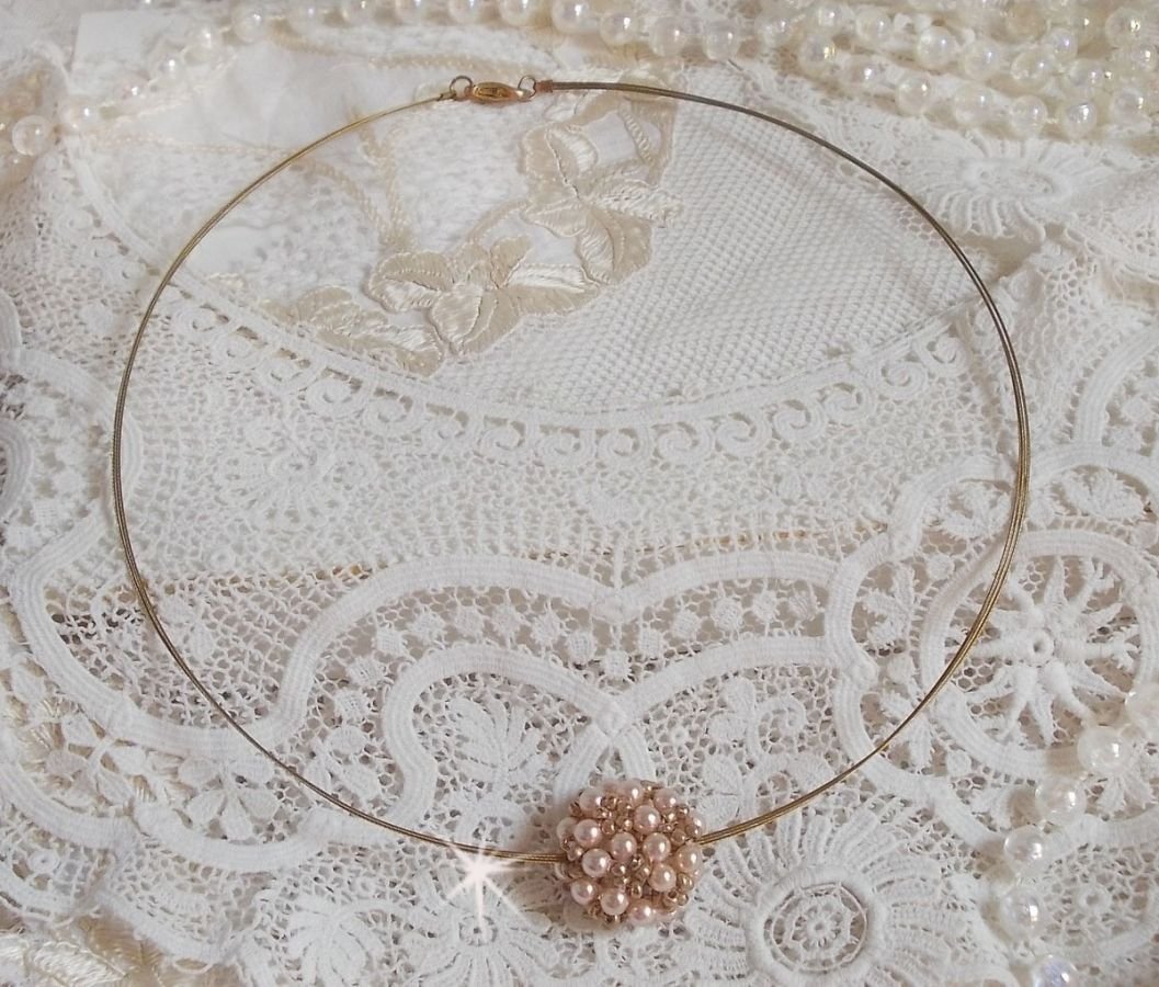 Colar Pingente de Pérola com pérolas de cristal Swarovski