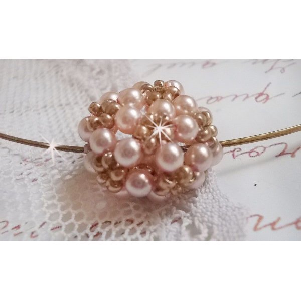 Colar Pingente de Pérola com pérolas de cristal Swarovski