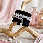 Bracelet Carrousel en Quartz cr&eacute;&eacute; avec pierres de gemme : le Quartz, breloque arbre de vie et perles Cristal Swarovski