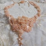 Colar Idylle Beauté Haute-Couture, nada mais que pérolas Swarovski e pérolas de sementes 
