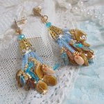 BO Cheyenne com madrepérola de lantejoulas e punhais de vidro boémios