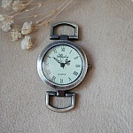 Mostrador do relógio em bronze Numeração romana