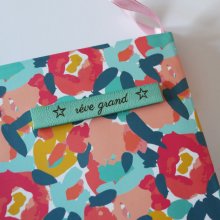 Sticker à carnet en cuir gravé personnalisé autocollant