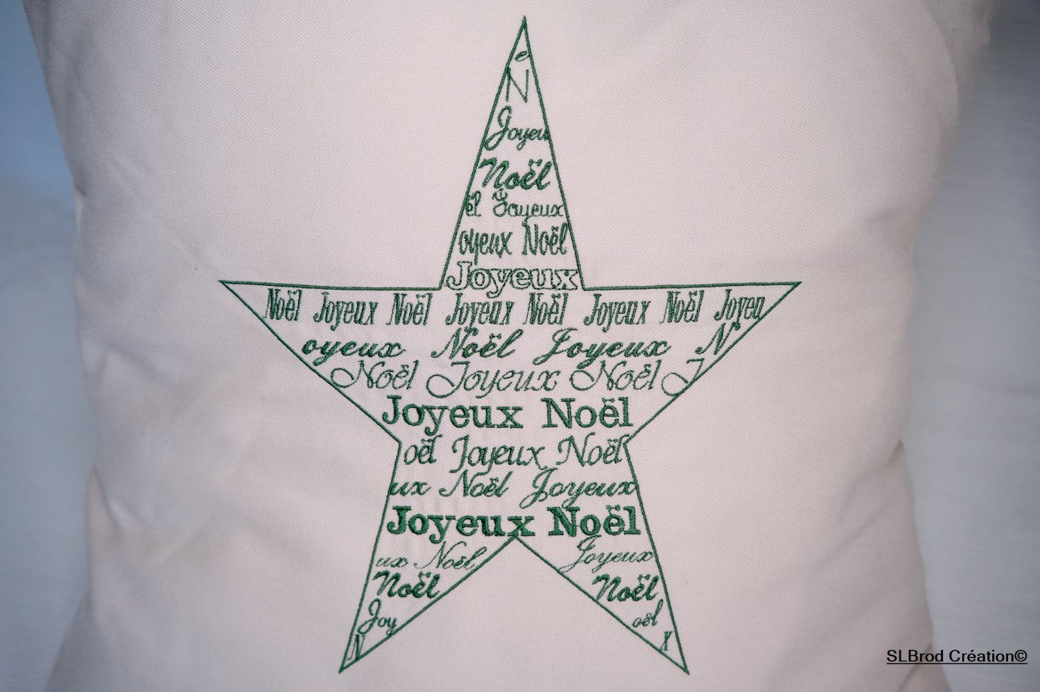 Feliz Capa de Almofada Estrela de Natal