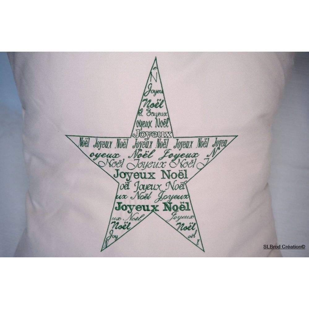 Feliz Capa de Almofada Estrela de Natal